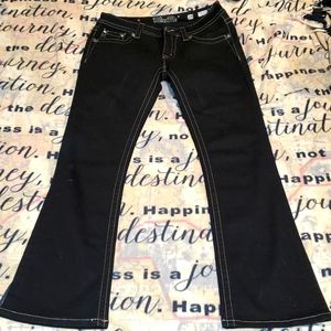 Miss Me womans flare jeans , black size 29